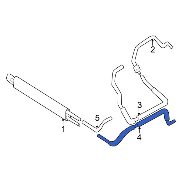 Automatic Transmission Oil Cooler Tube