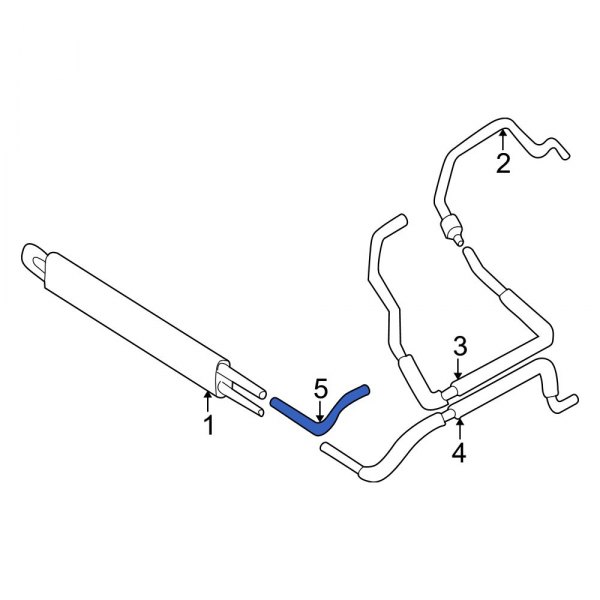 Automatic Transmission Oil Cooler Tube