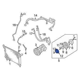 Mazda OE - A/C Compressor Clutch Drive