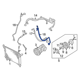 Mazda OE - A/C Hose Assembly