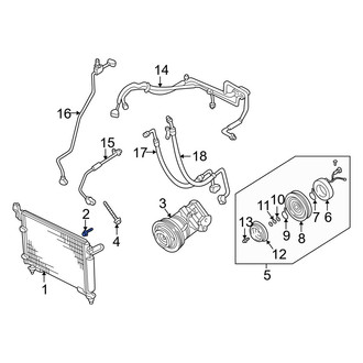 Mazda OE - Engine Air Intake Hose Bolt