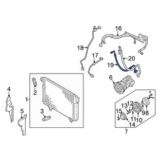 Mazda OE - A/C Hose Assembly