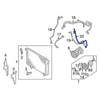 Mazda OE - A/C Hose Assembly