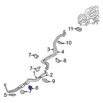 Mazda OE - A/C Refrigerant Line Bracket