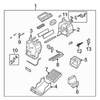 Mazda OE - A/C Expansion Valve