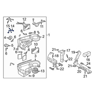Mazda OE - Rear HVAC System Wiring Harness
