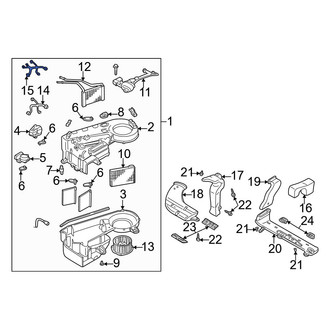 Mazda OE - Rear HVAC System Wiring Harness