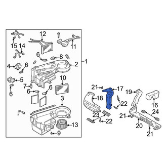Mazda OE - Rear Instrument Panel Air Duct