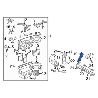 Mazda OE - Left Outer Instrument Panel Air Duct