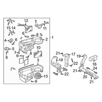 Mazda OE - Instrument Panel Air Duct Clip