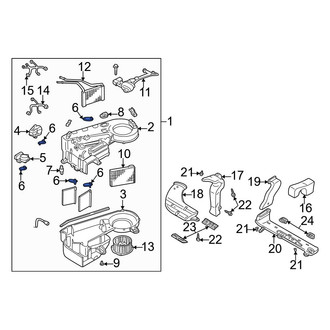 Mazda OE - HVAC Mode Door Lever Link