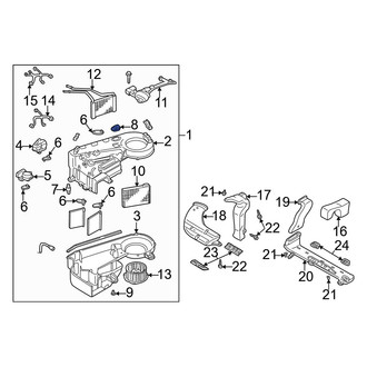 Mazda OE - Rear HVAC Blower Motor Resistor