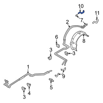Mazda OE - HVAC Heater Hose