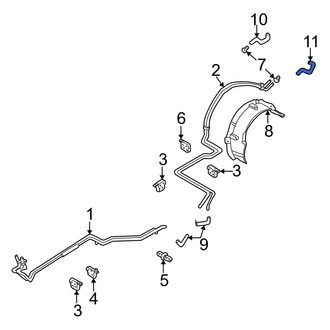 Mazda OE - HVAC Heater Hose