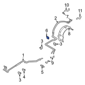Mazda OE - A/C Refrigerant Line Bracket