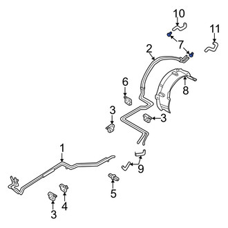 Mazda OE - A/C Refrigerant Line Grommet