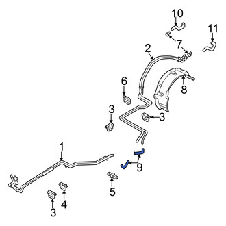 Mazda OE - HVAC Heater Hose