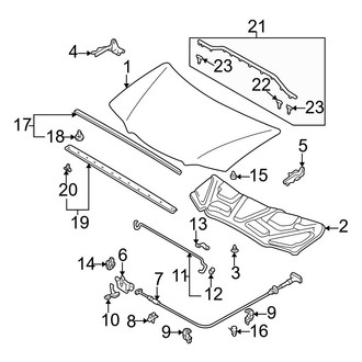 Mazda OE - Hood & Components