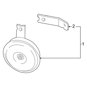 Mazda OE - Electrical - Horn