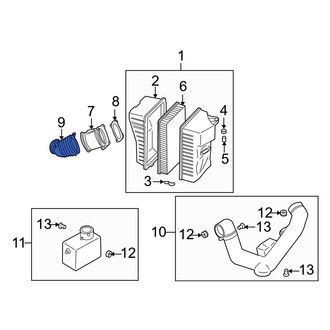Mazda OE - Engine Air Intake Hose