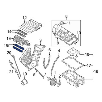 Mazda OE - Lower Engine Intake Manifold Gasket
