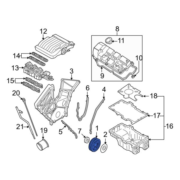 Engine Crankshaft Pulley