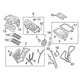 Mazda OE - Center Engine Timing Cover Gasket