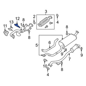 Mazda OE - Exhaust System Hanger