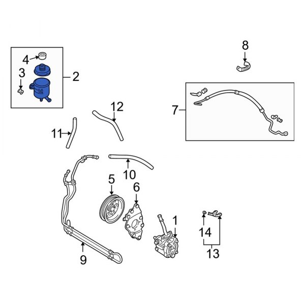 Power Steering Reservoir