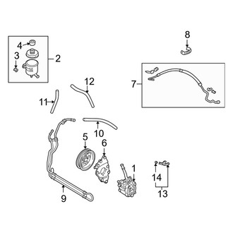 Mazda OE - Steering Gear & Linkage - Pump & Hoses