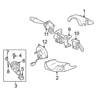Mazda OE - Steering Column - Housing & Components
