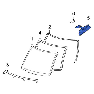 Mazda OE - Front Interior Rear View Mirror