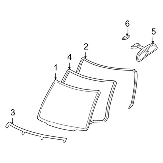 Mazda OE - Windshield - Glass