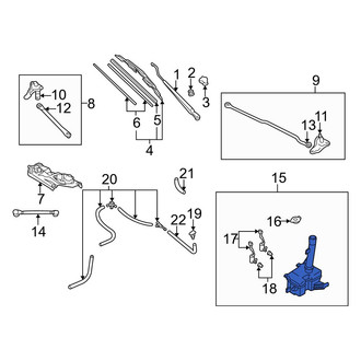 Mazda OE - Washer Fluid Reservoir