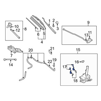 Mazda OE - Windshield Washer Pump