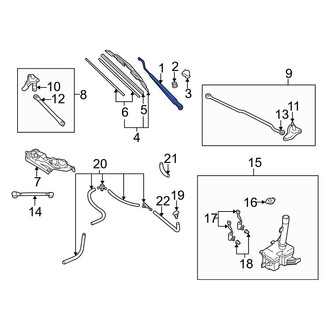 Mazda OE - Front Left Wiper Arm