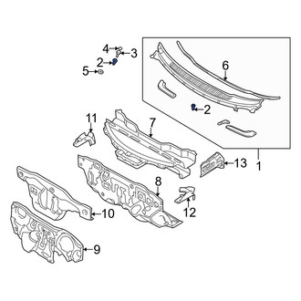 Mazda OE - Cowl Cover Grommet