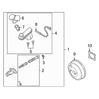 Mazda OE - Cowl - Components on Dash Panel