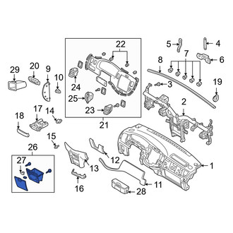 Mazda OE - Instrument Panel Pocket