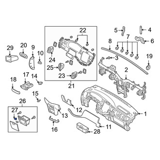 Mazda OE - Instrument Panel Trim Panel