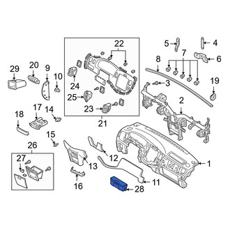 Mazda OE - Instrument Panel Ashtray