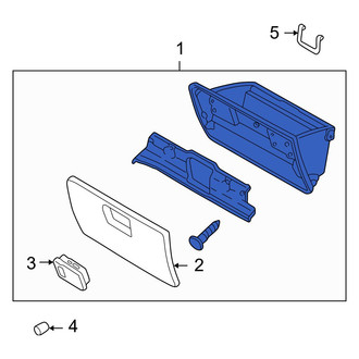 Mazda OE - Front Glove Box