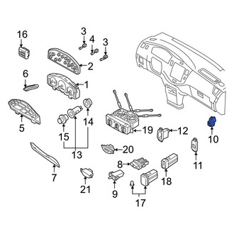 Mazda OE - Door Mirror Switch