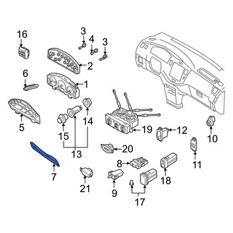 Mazda OE - Instrument Panel Lens