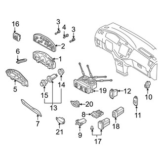 Mazda OE - Instrument Panel - Cluster & Switches