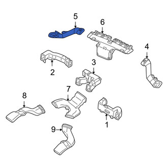 Mazda OE - Left Outer Instrument Panel Air Duct