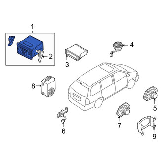 Mazda OE - Radio Control Unit
