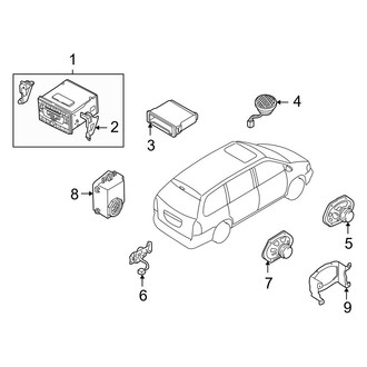 Mazda OE - Instrument Panel - Sound System