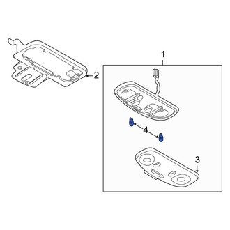 Mazda OE - Map Light Bulb