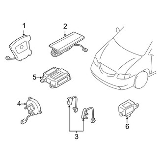 Mazda OE - Restraint Systems - Air Bag Components